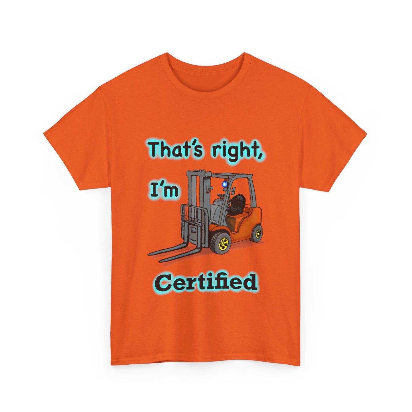 Unisex Heavy Cotton Tee - Forklift