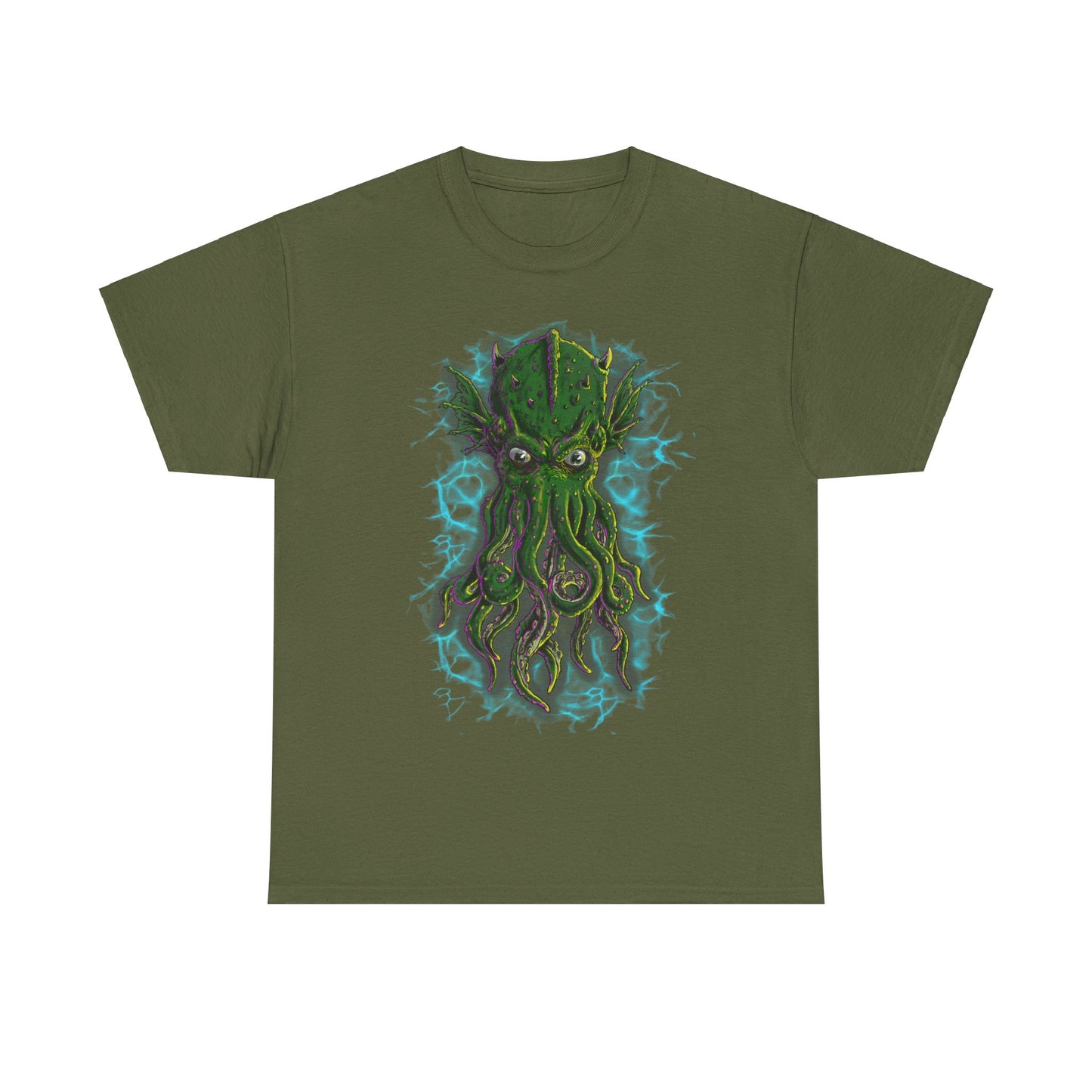 Unisex Heavy Cotton Tee-Cthulhu