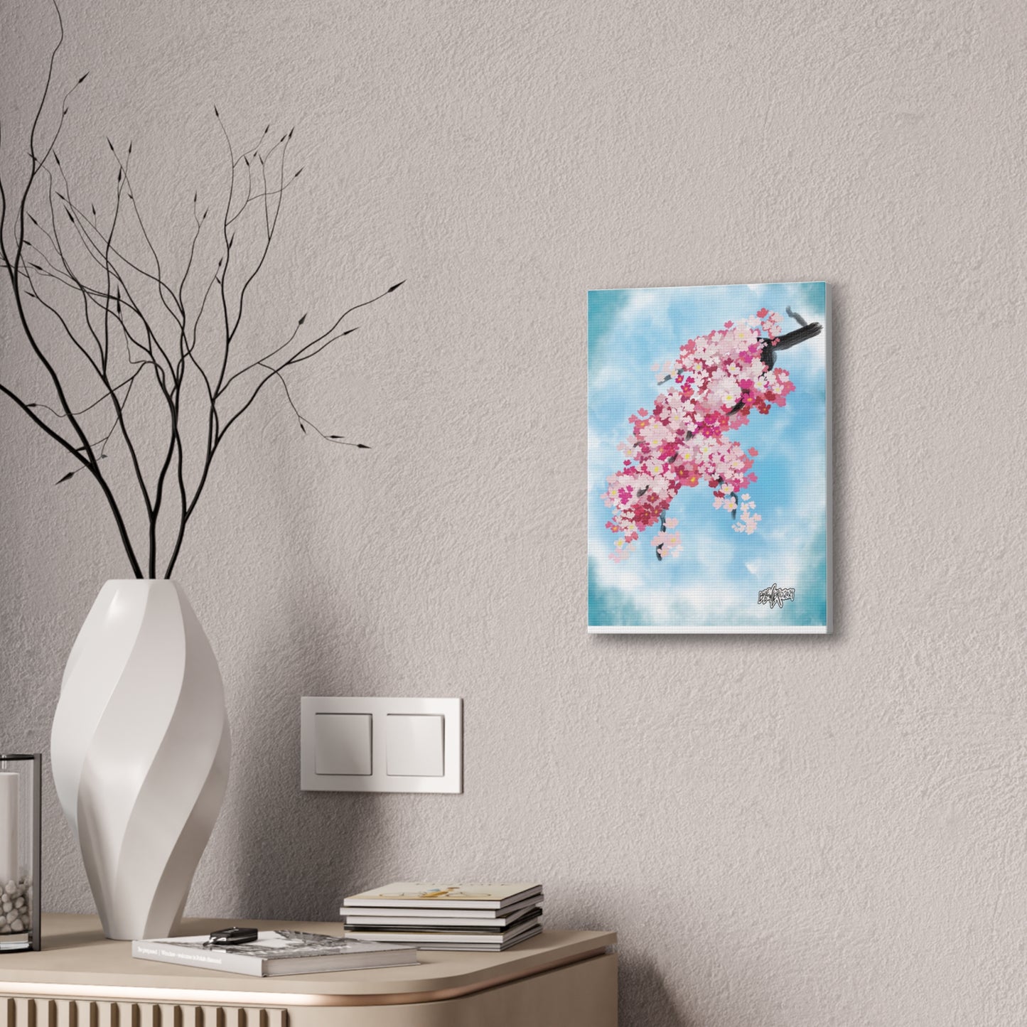 Stretched Canvas Print - Cherry Blossom