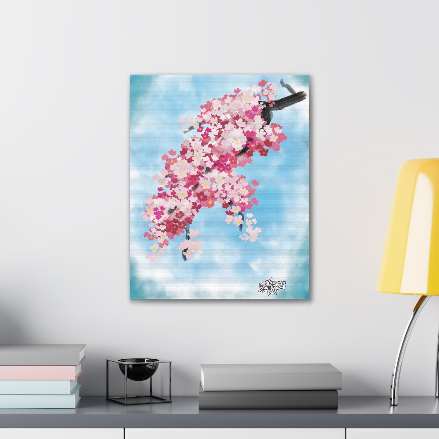 Stretched Canvas Print - Cherry Blossom