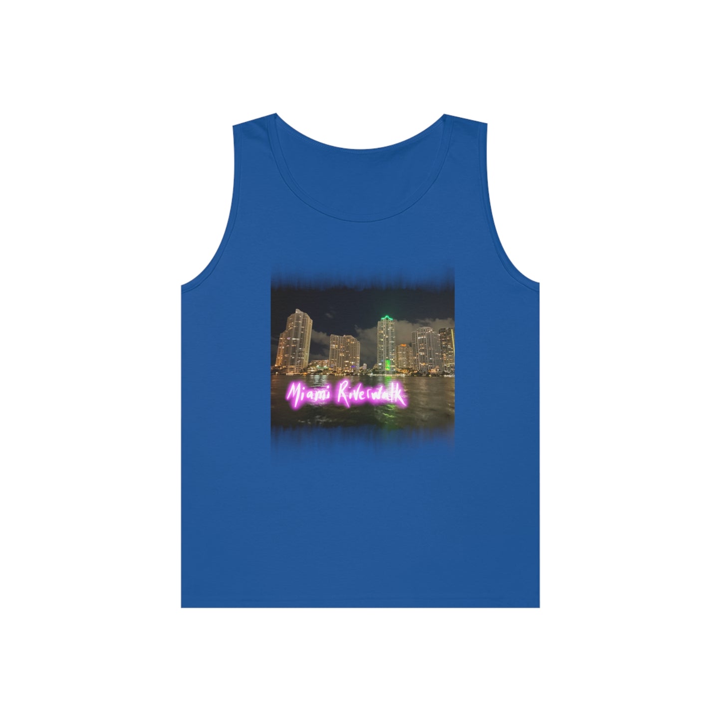 Unisex Heavy Cotton Tank Top - Miami Riverwalk