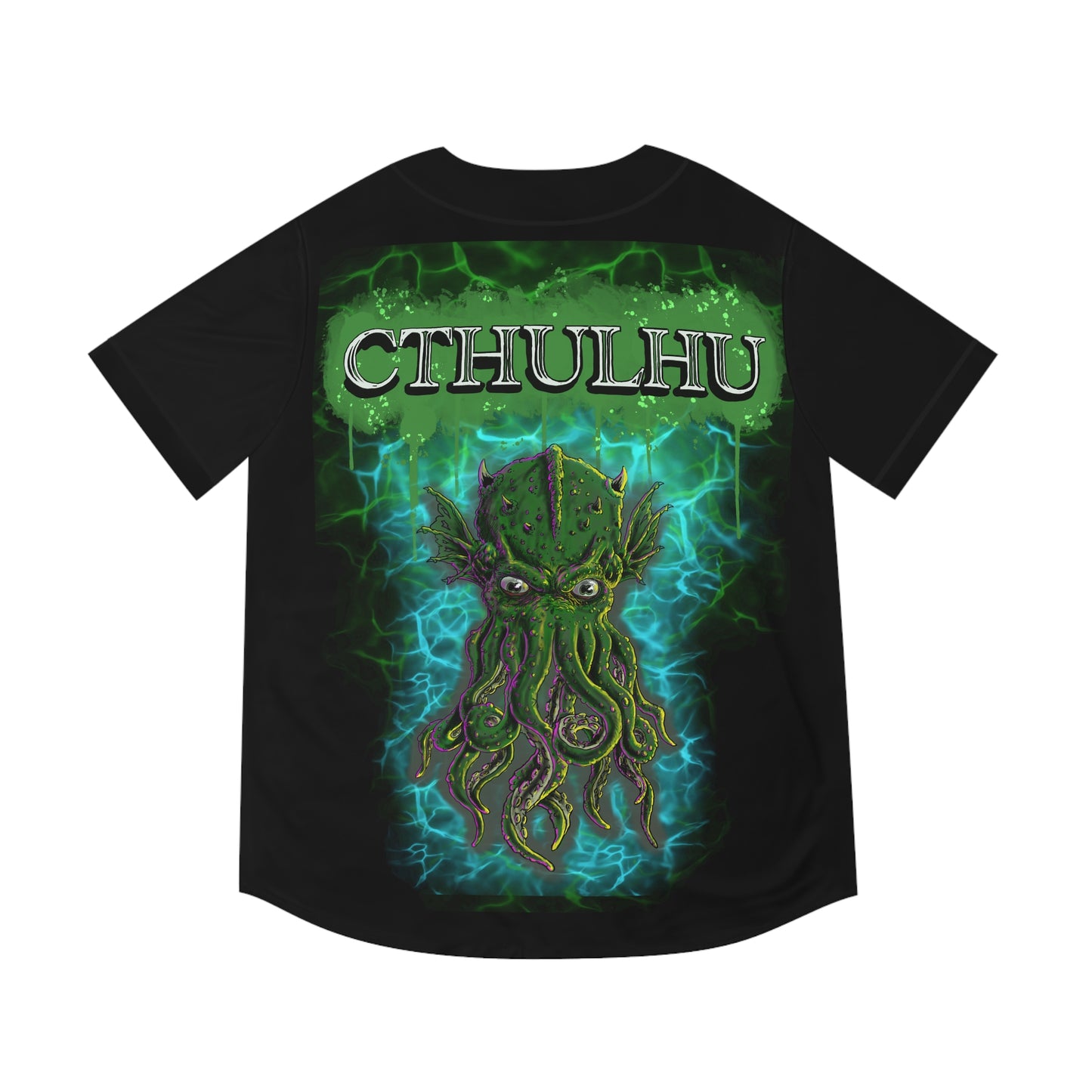 Men's Baseball Jersey - Cthulhu