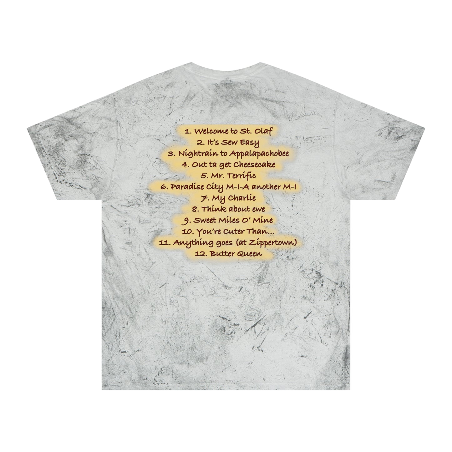 Unisex Color Blast T-Shirt - Appetite for Cheesecake