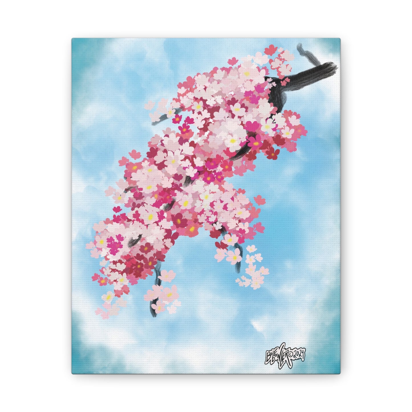 Stretched Canvas Print - Cherry Blossom