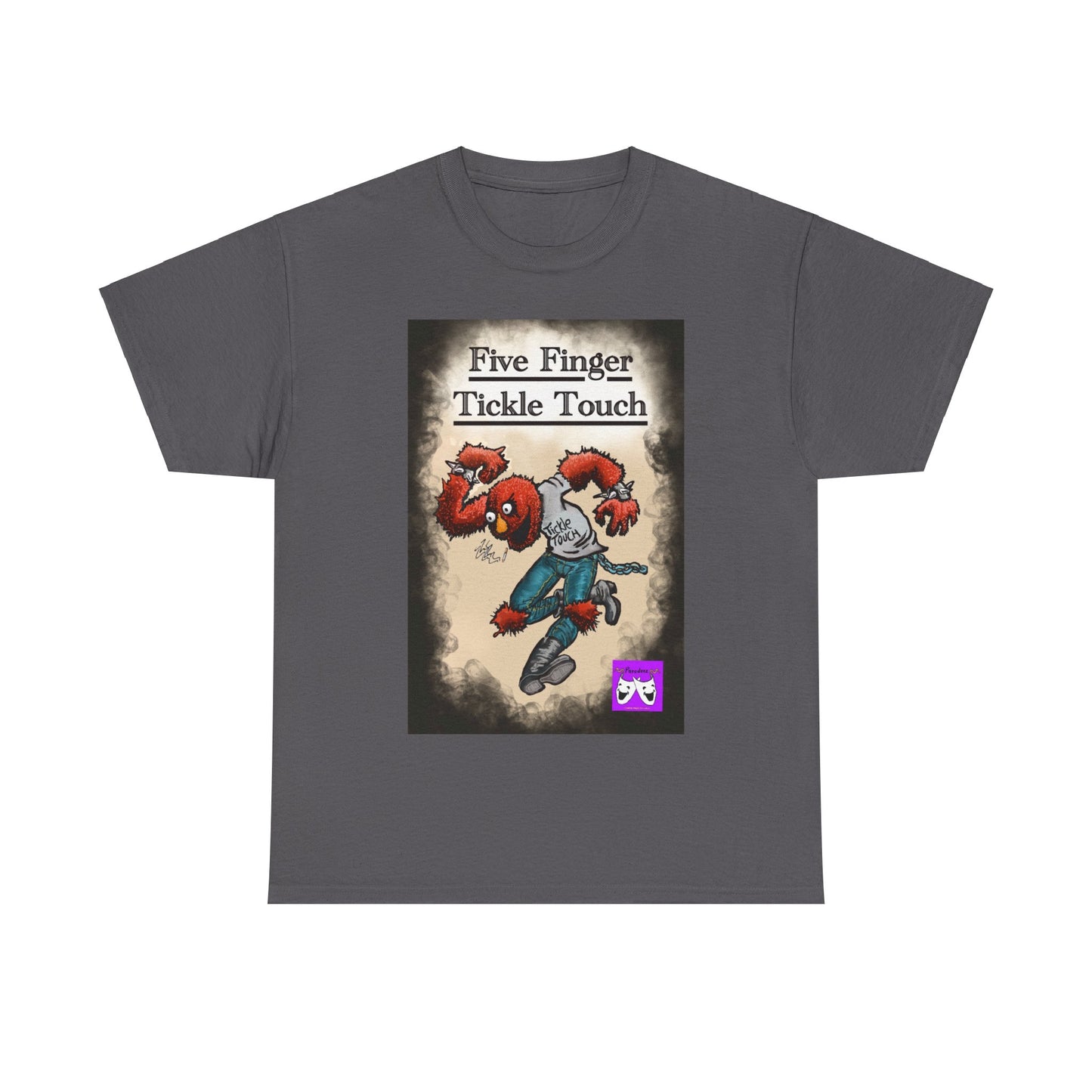 Unisex Heavy Cotton Tee - Five Finger Tickle Touch