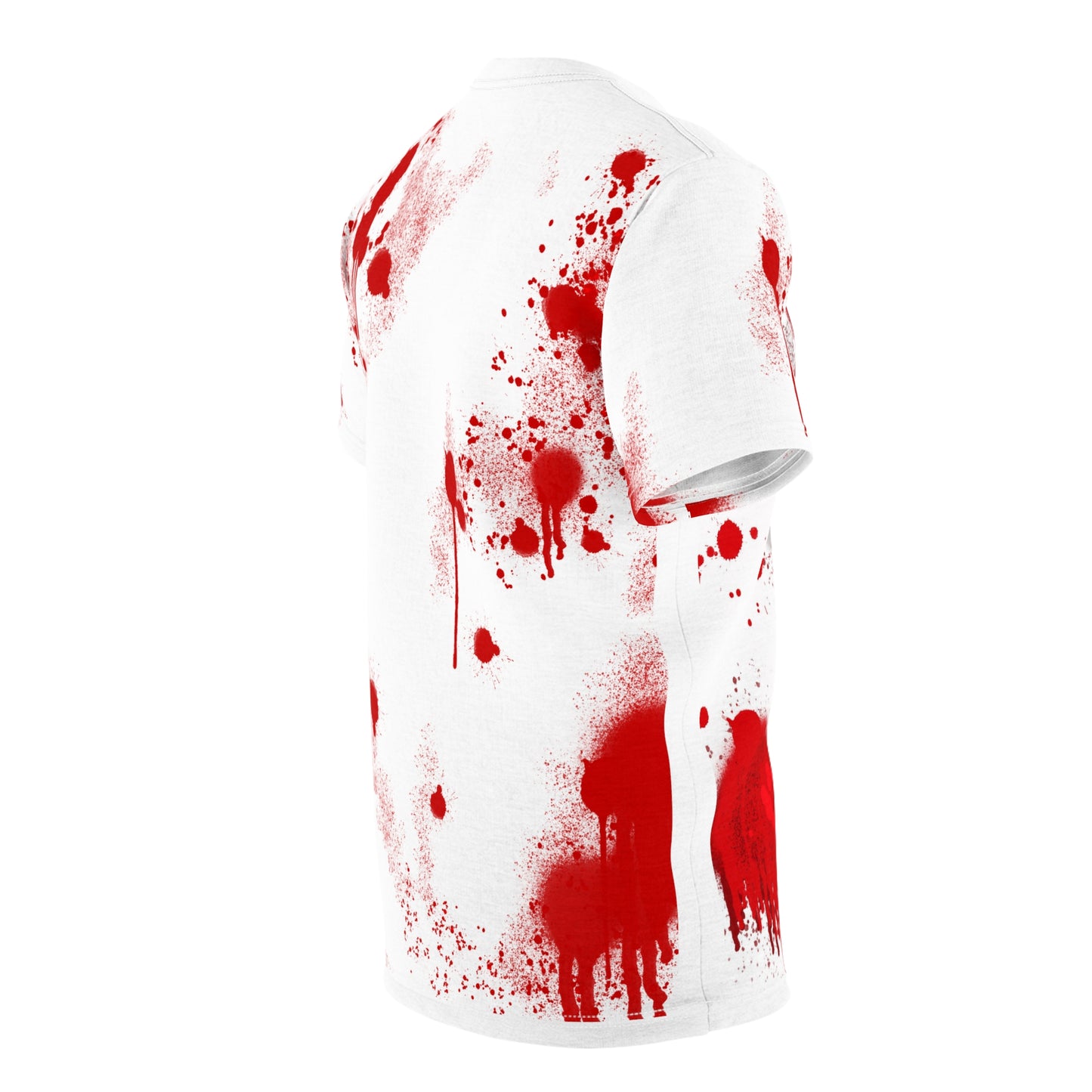 Unisex Cut & Sew Tee (AOP) - I'm Okay (in White)