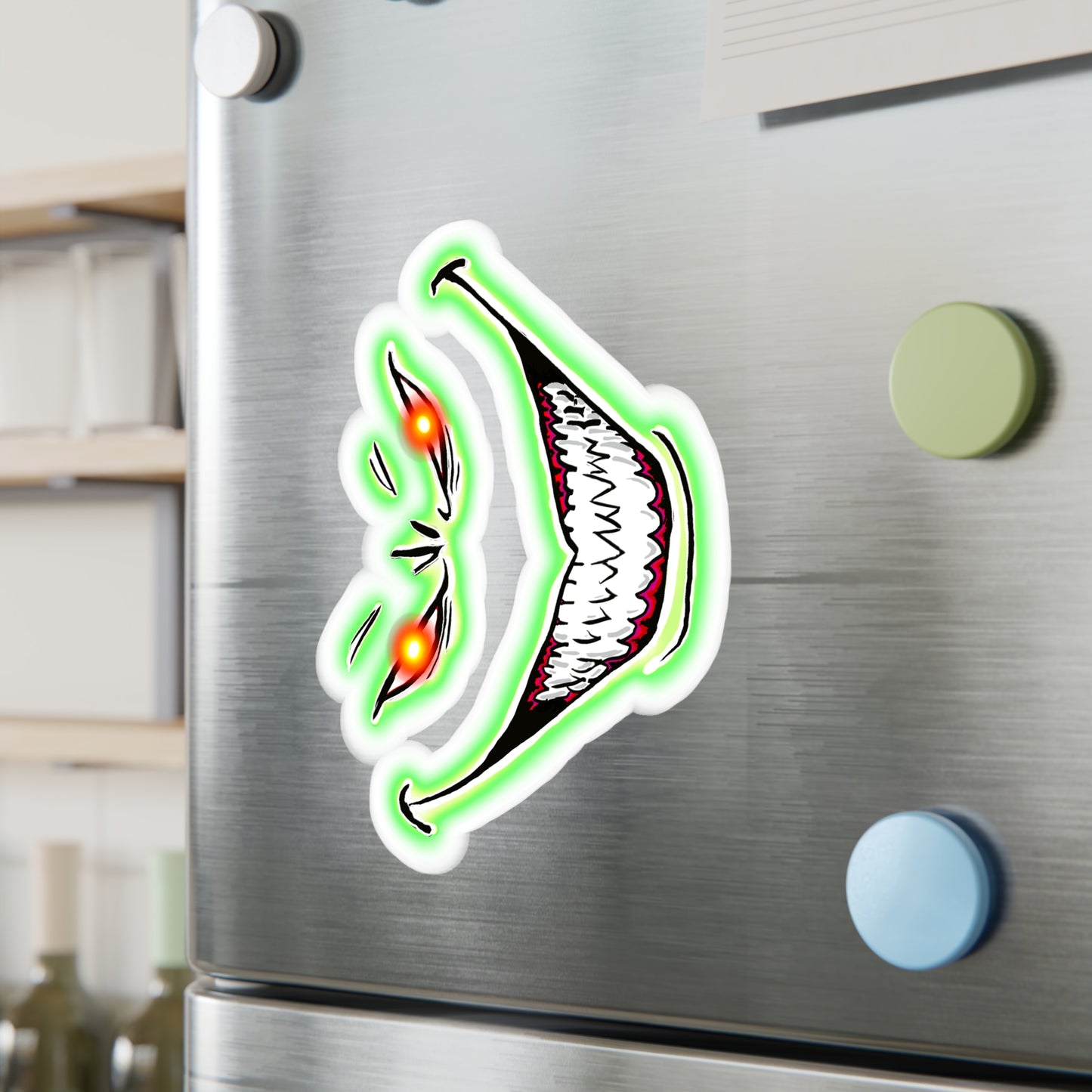 Kiss-Cut Vinyl Decals - Evil Grin