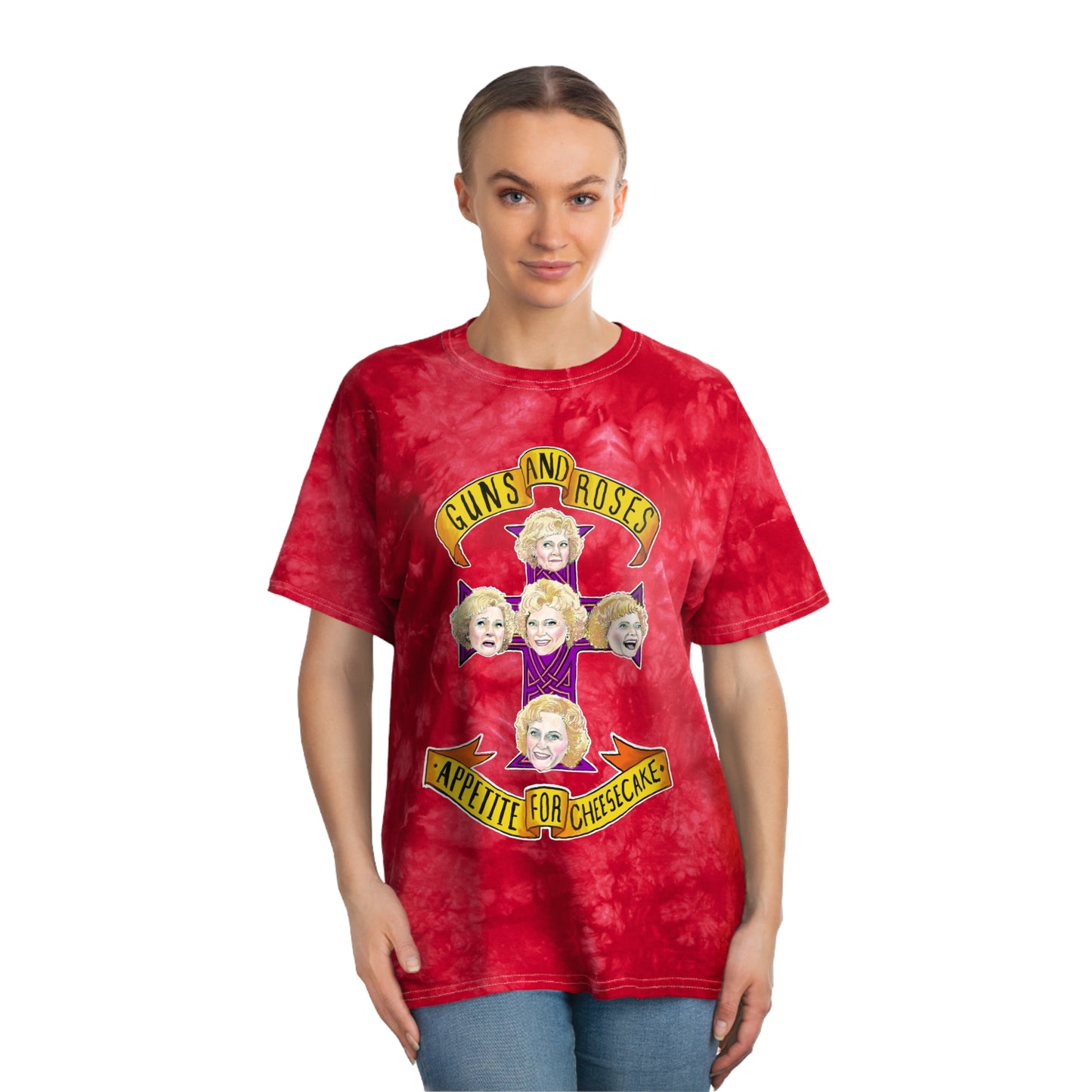 Tie-Dye Tee, Crystal - Appetite for Cheesecake