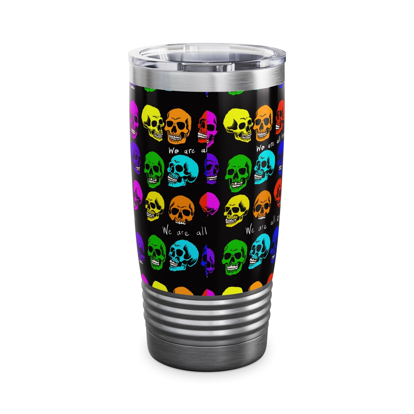 Ringneck Tumbler, 20oz - Equality skulls