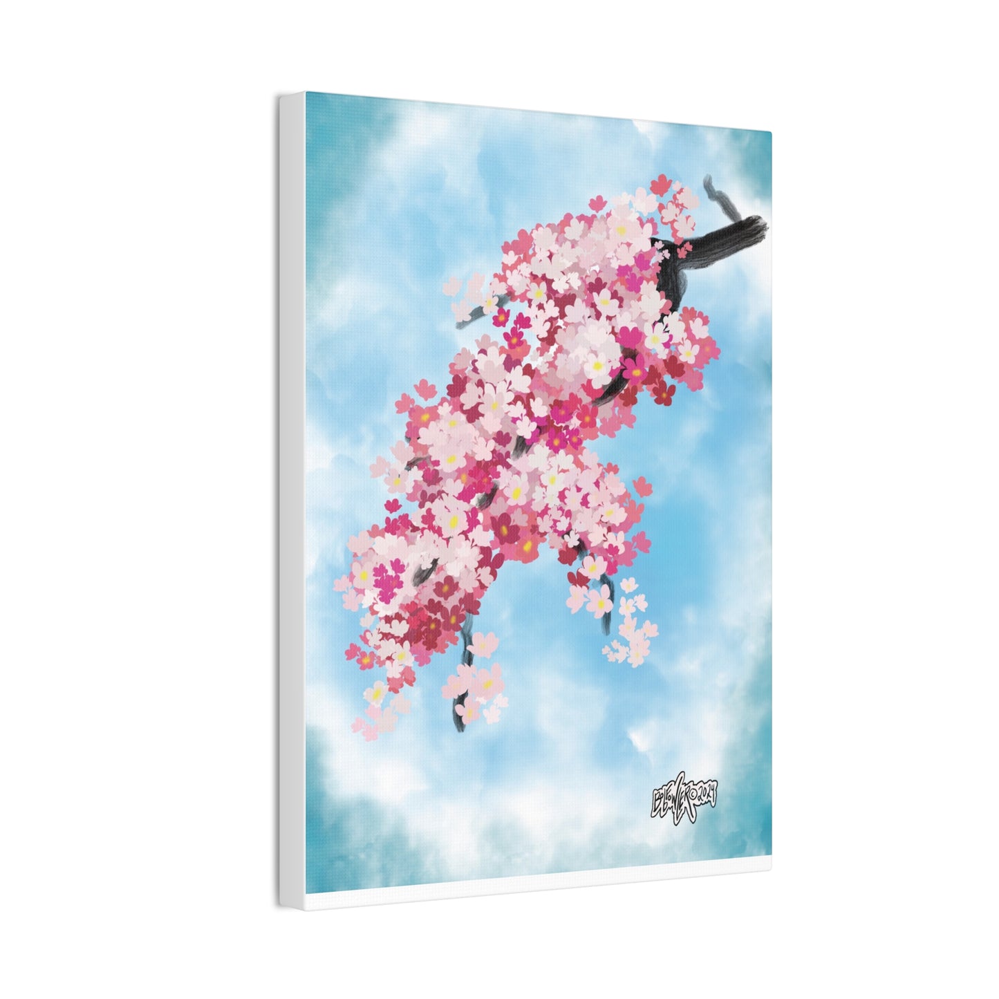 Stretched Canvas Print - Cherry Blossom