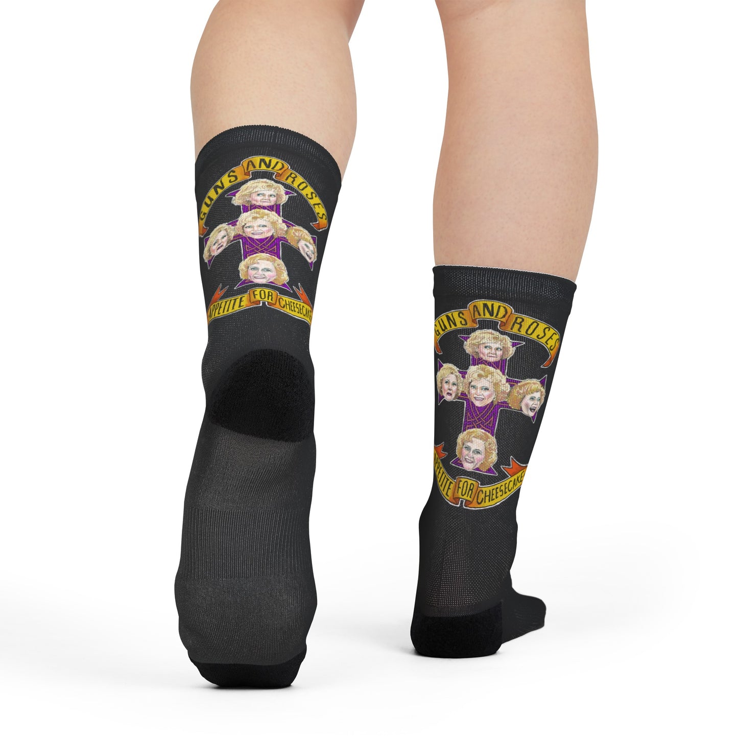 Sublimation Crew Socks - Appetite for Cheesecake