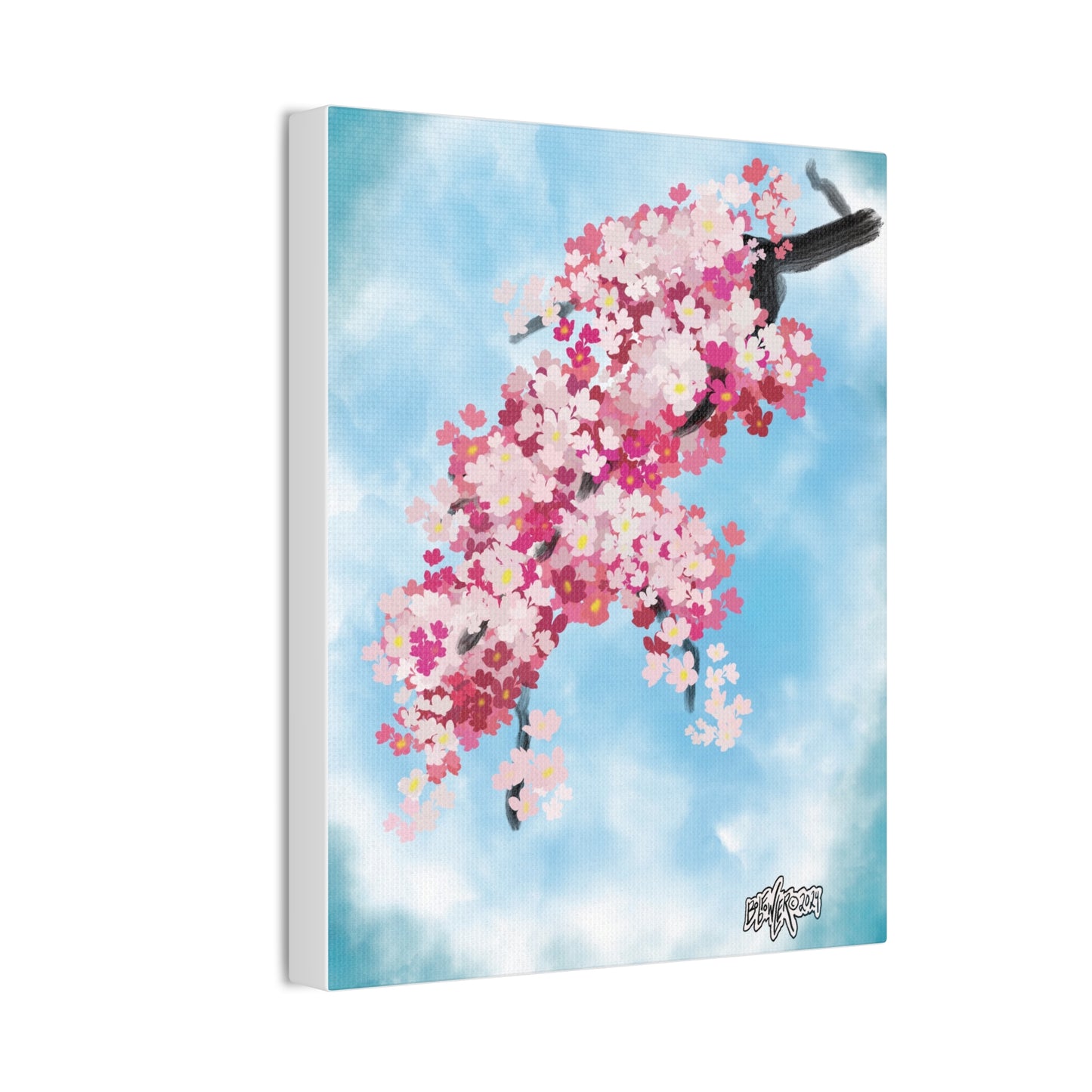 Stretched Canvas Print - Cherry Blossom