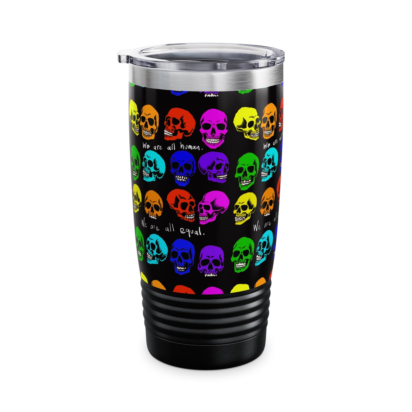 Ringneck Tumbler, 20oz - Equality skulls