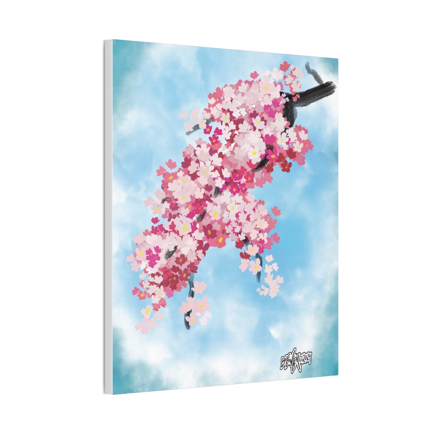 Stretched Canvas Print - Cherry Blossom
