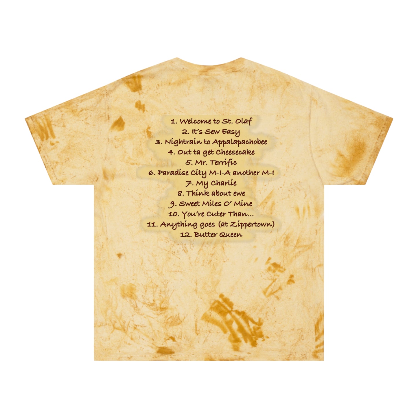 Unisex Color Blast T-Shirt - Appetite for Cheesecake