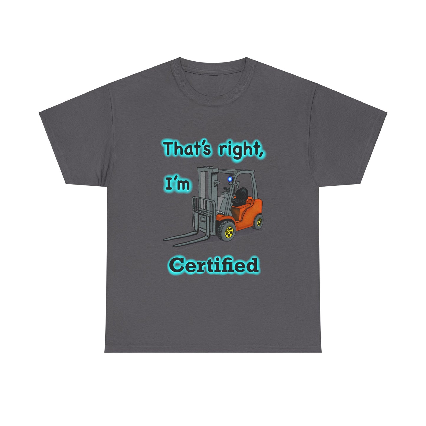 Unisex Heavy Cotton Tee - Forklift
