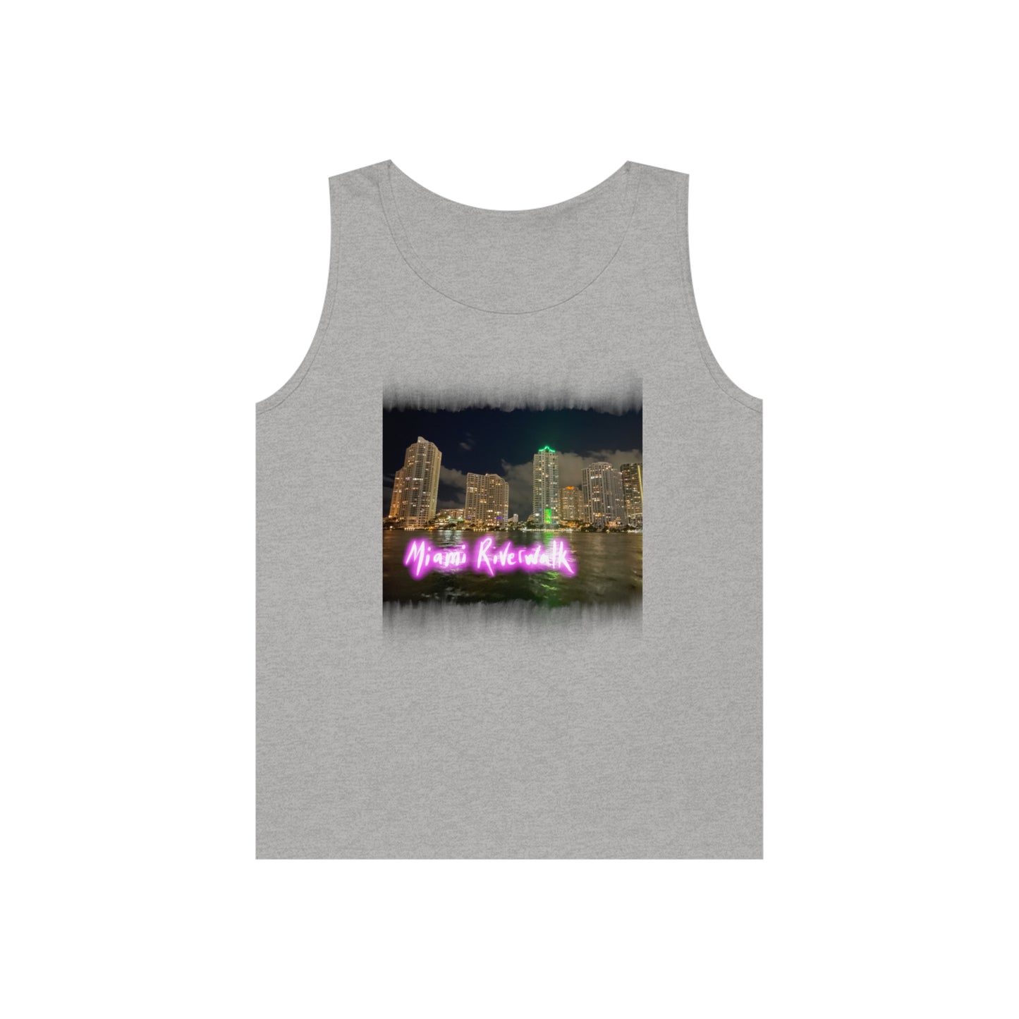 Unisex Heavy Cotton Tank Top - Miami Riverwalk