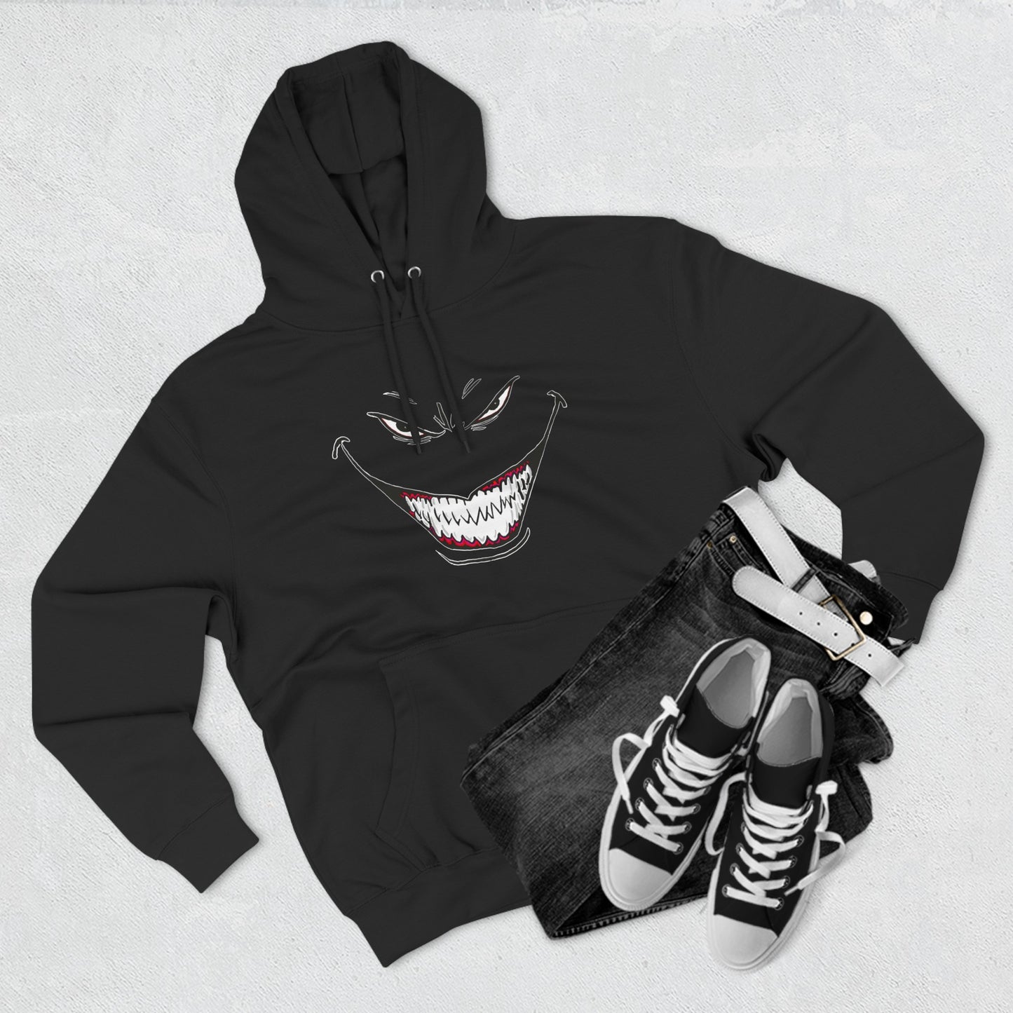 Three-Panel Fleece Hoodie - 5FTT