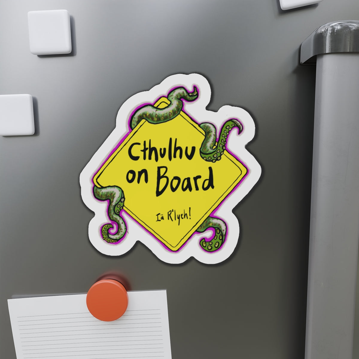 Die-Cut Magnets - Cthulhu on Board