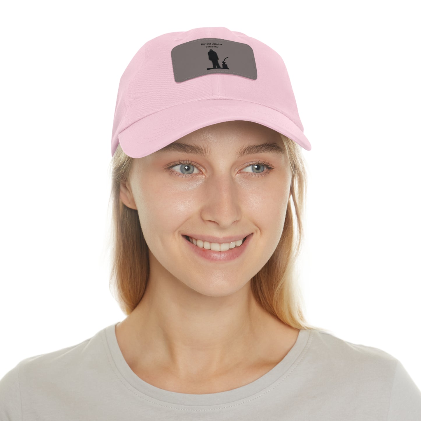 Hat with Leather Patch - Bigfoot Lumber Co