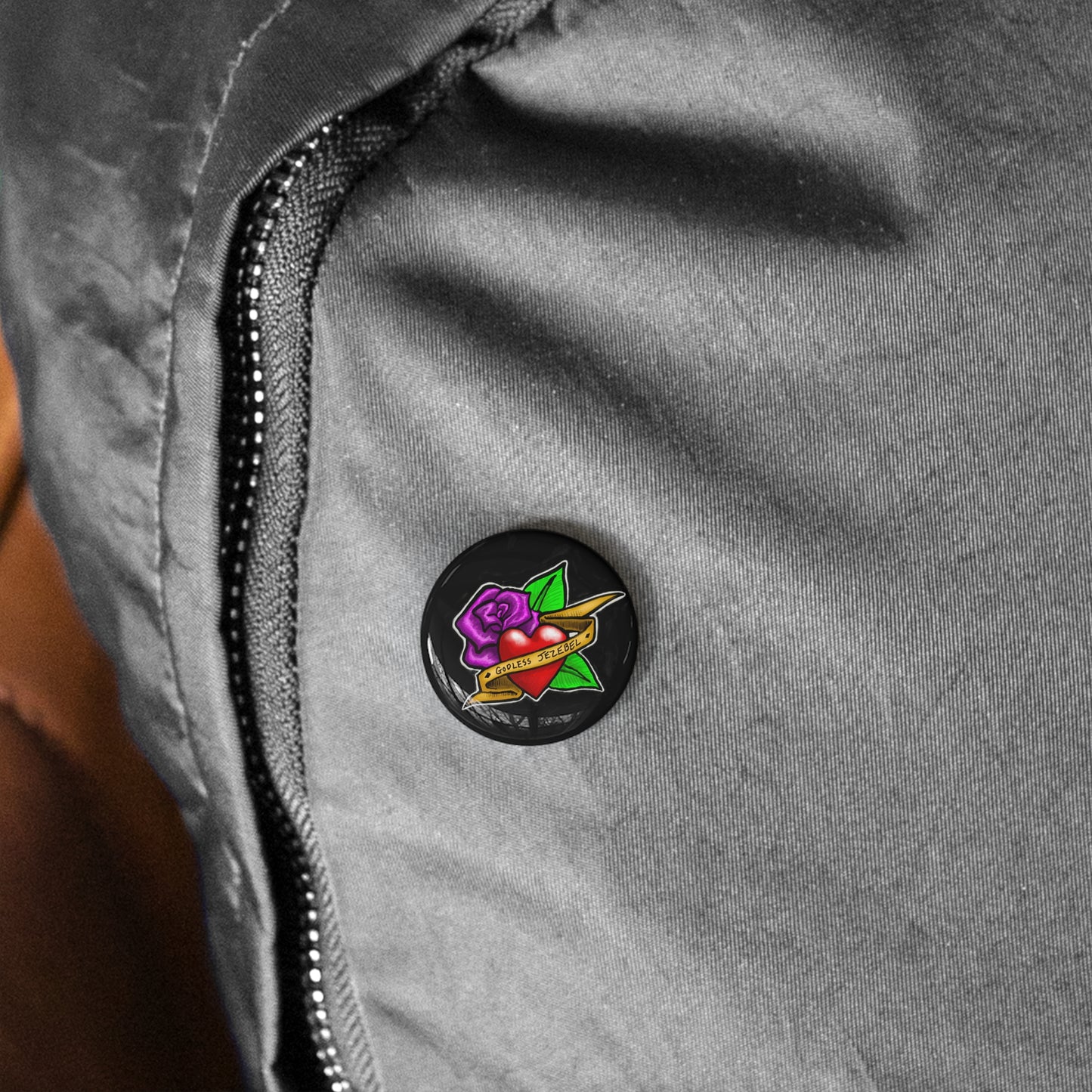 Round Pins - Godless Jezebel