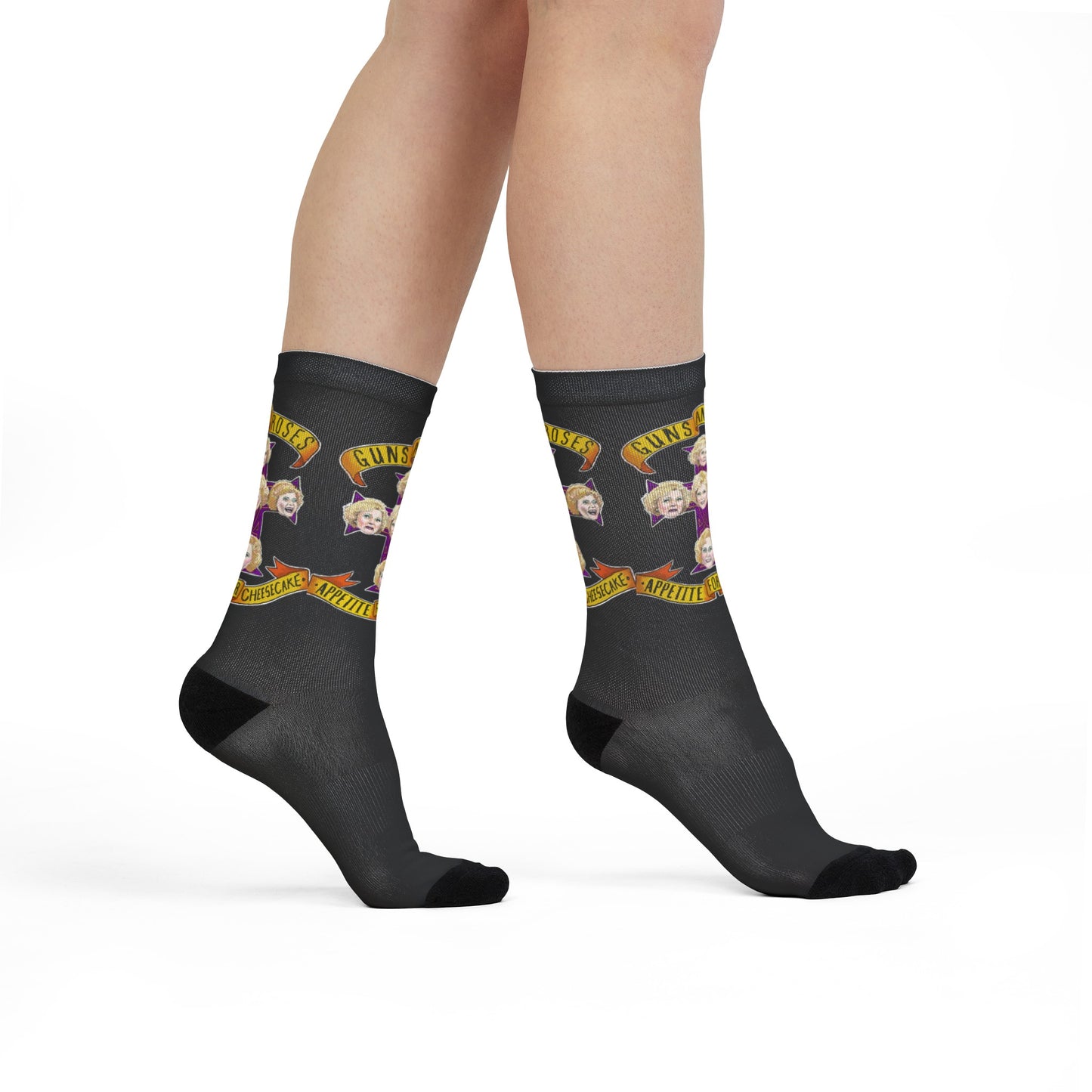 Sublimation Crew Socks - Appetite for Cheesecake