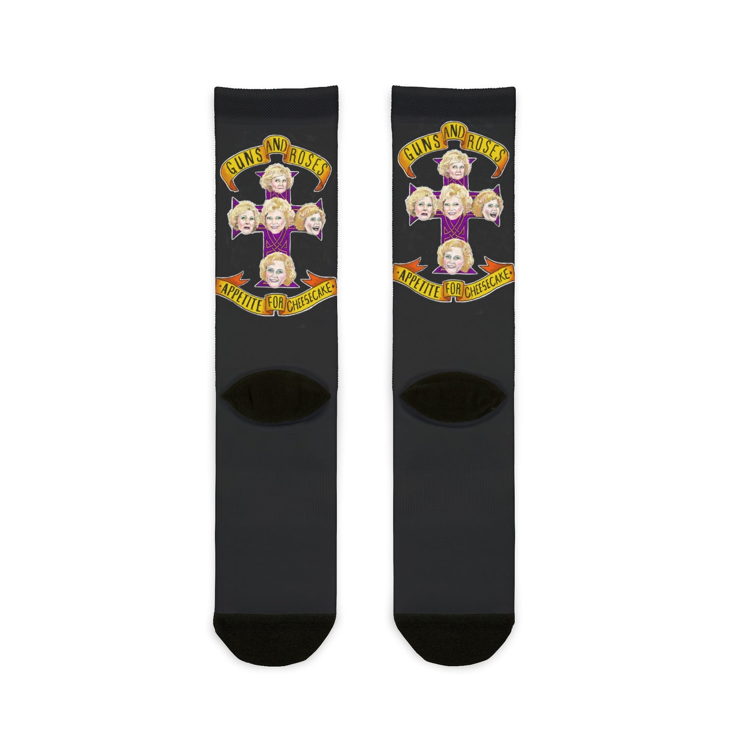 Sublimation Crew Socks - Appetite for Cheesecake