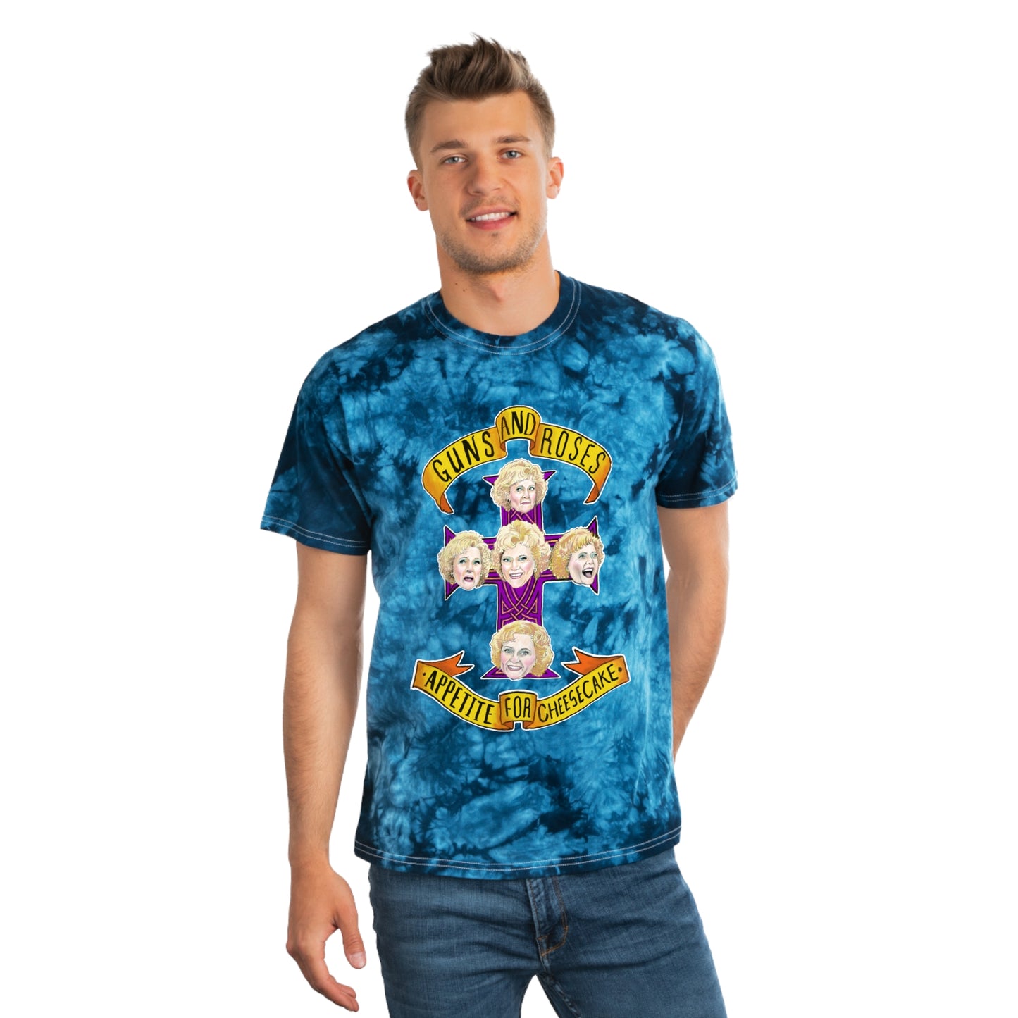 Tie-Dye Tee, Crystal - Appetite for Cheesecake