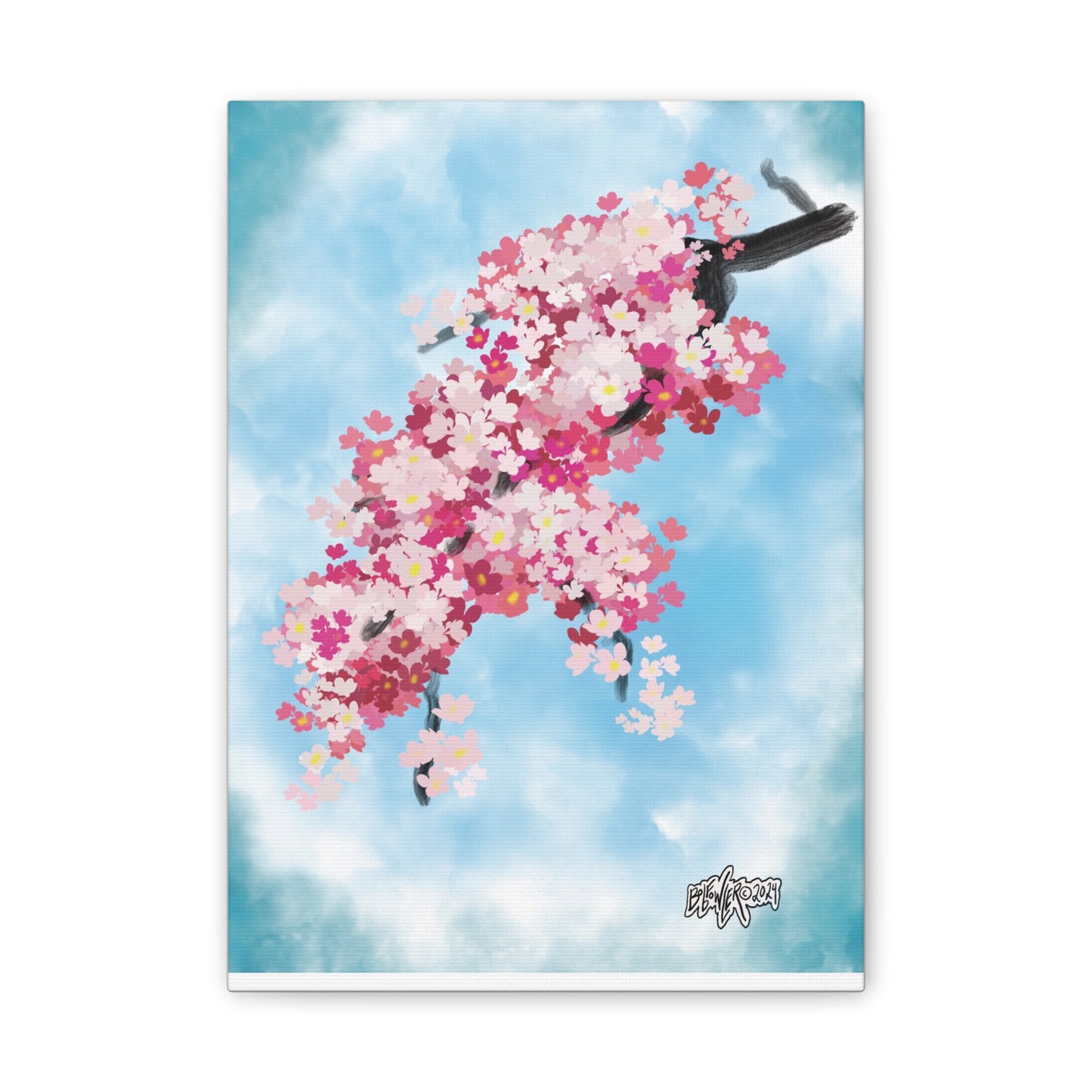 Stretched Canvas Print - Cherry Blossom