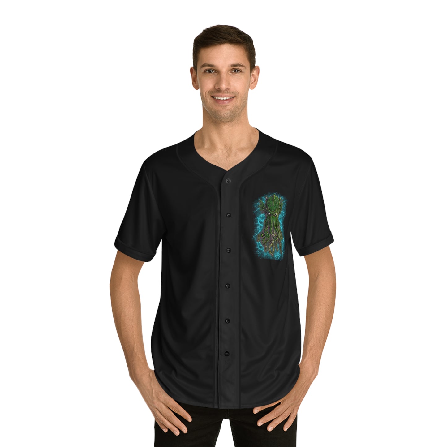 Men's Baseball Jersey - Cthulhu