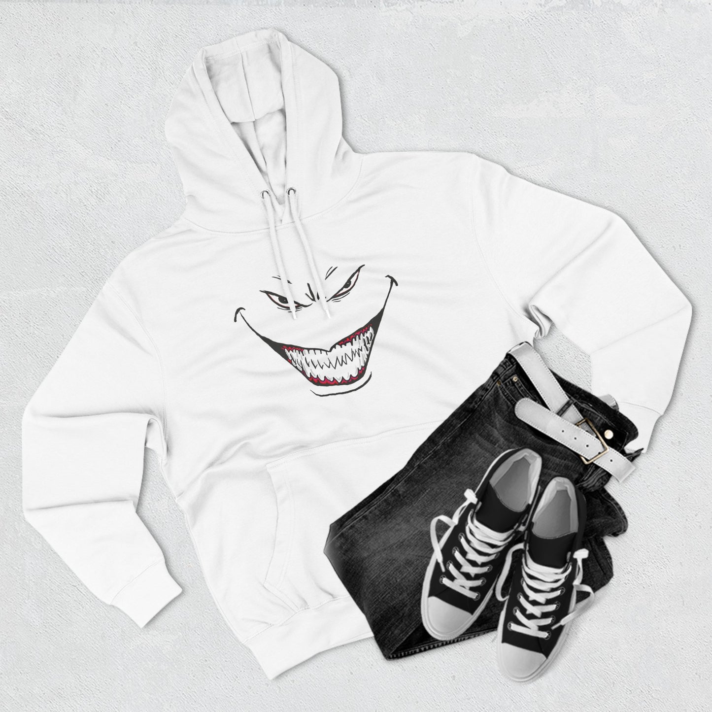 Three-Panel Fleece Hoodie - 5FTT