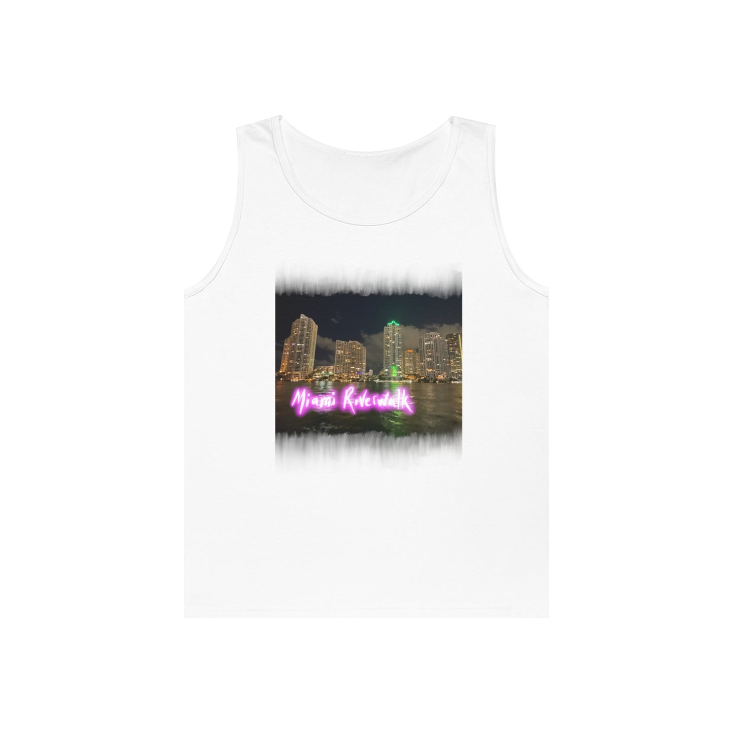 Unisex Heavy Cotton Tank Top - Miami Riverwalk