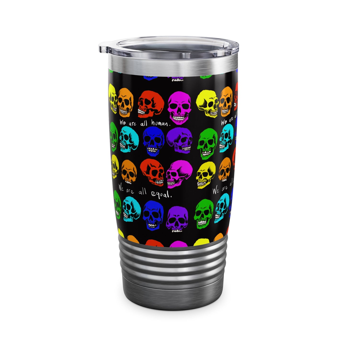 Ringneck Tumbler, 20oz - Equality skulls