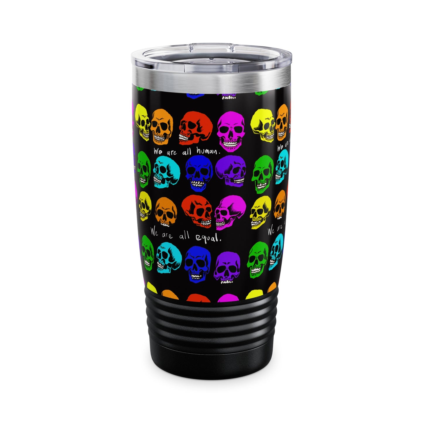 Ringneck Tumbler, 20oz - Equality skulls