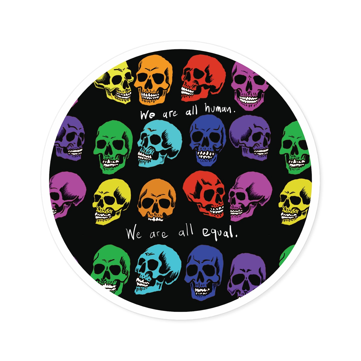 Round Stickers, Indoor\Outdoor - Equality