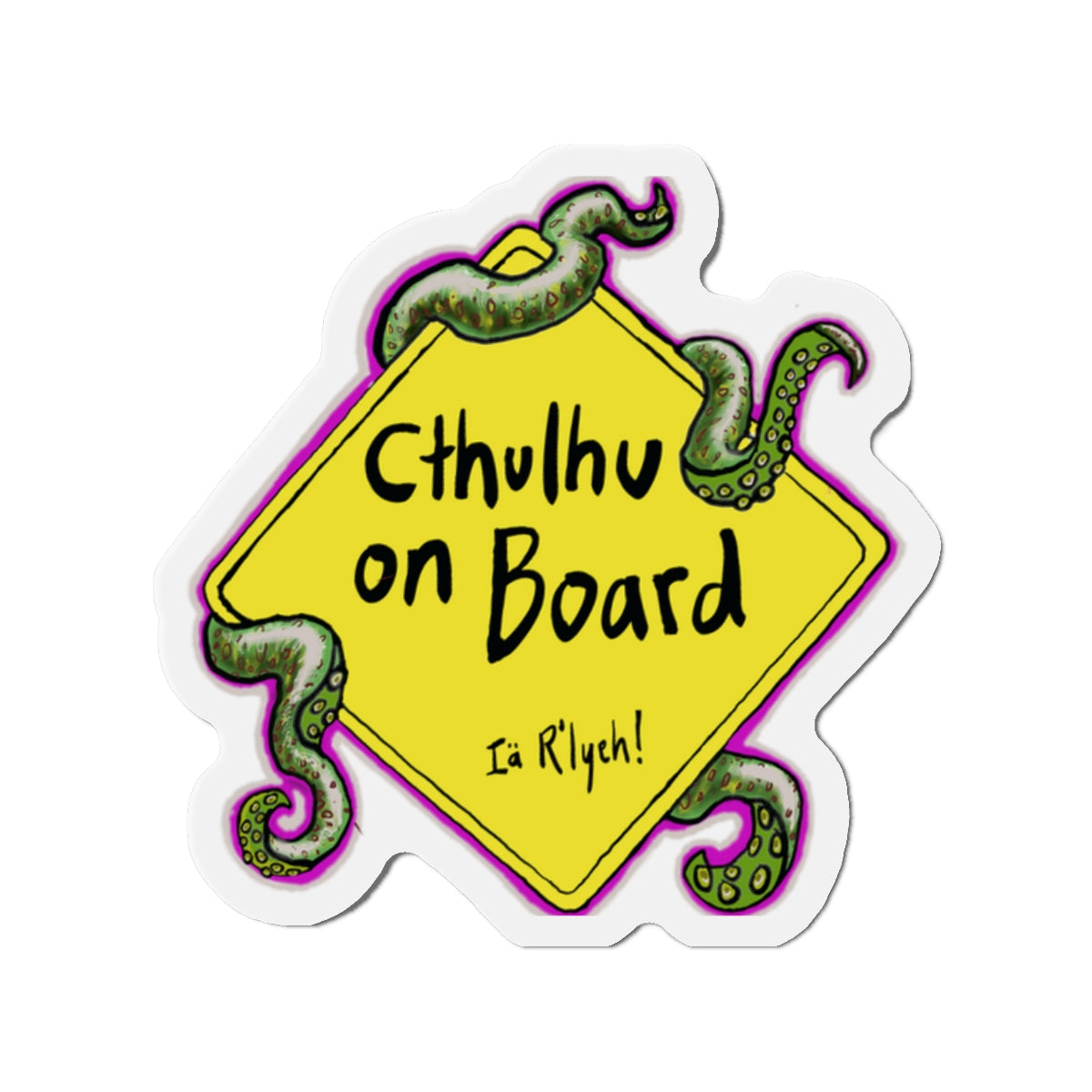 Die-Cut Magnets - Cthulhu on Board
