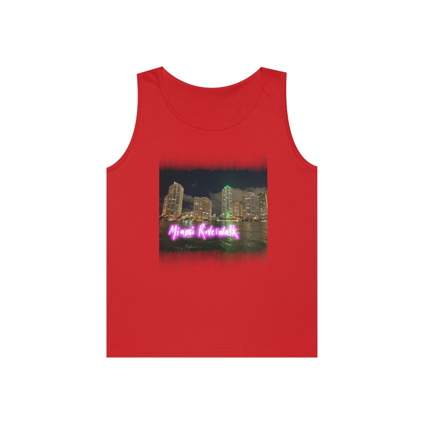 Unisex Heavy Cotton Tank Top - Miami Riverwalk