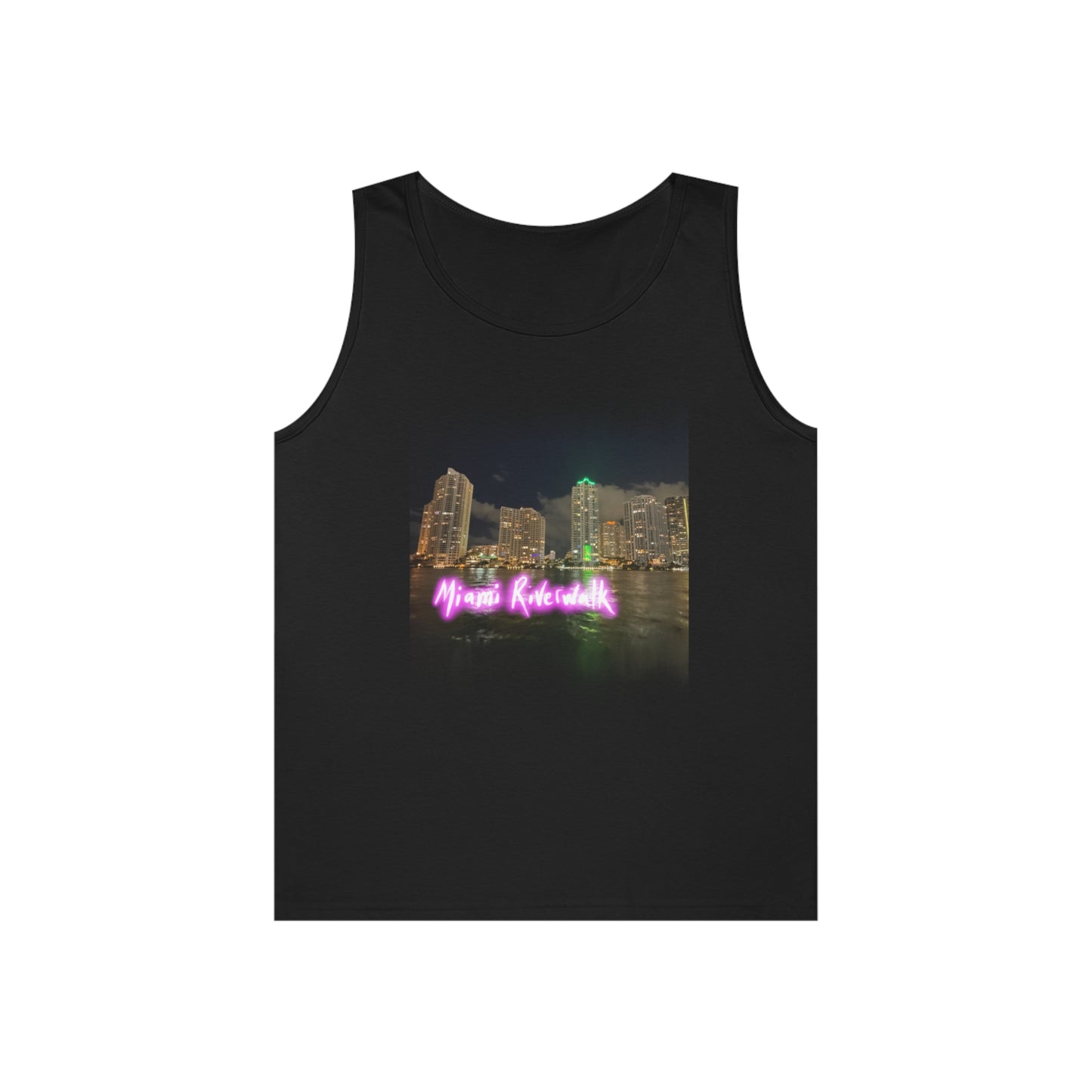 Unisex Heavy Cotton Tank Top - Miami Riverwalk