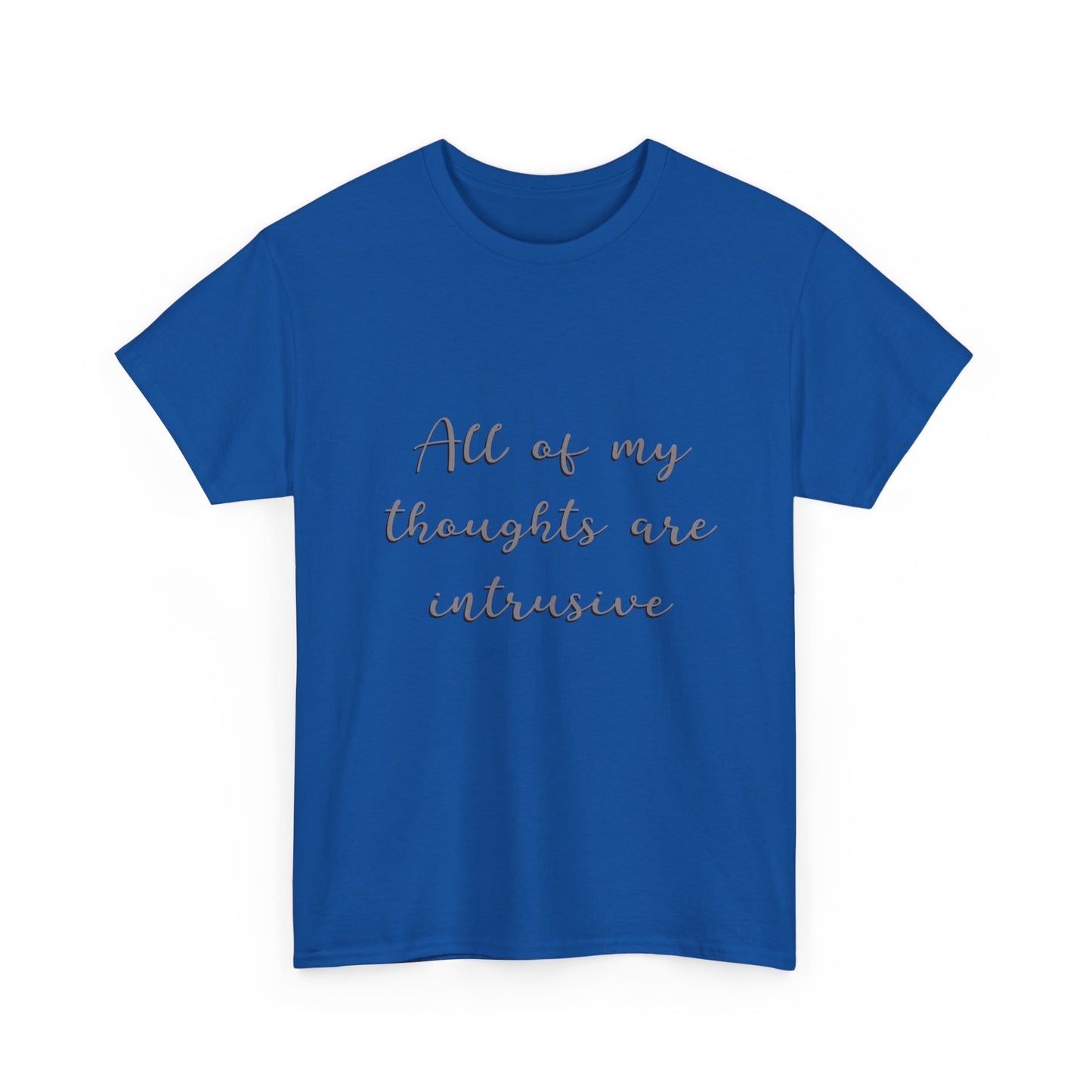Intrusive thoughts Unisex Heavy Cotton Tee