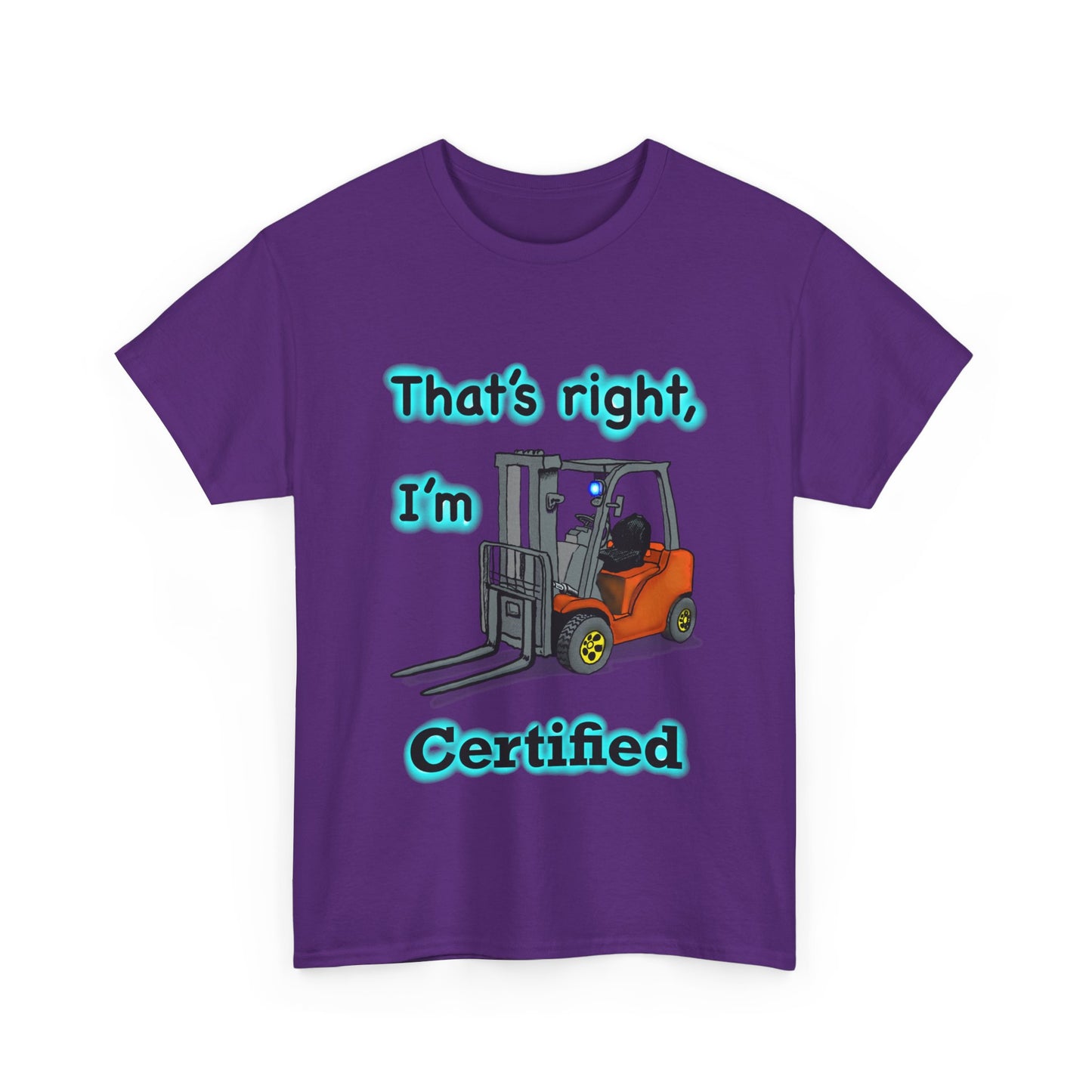 Unisex Heavy Cotton Tee - Forklift