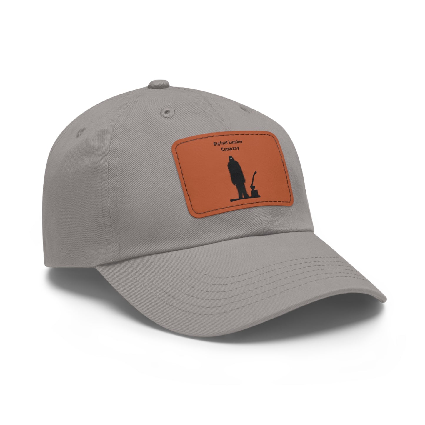 Hat with Leather Patch - Bigfoot Lumber Co