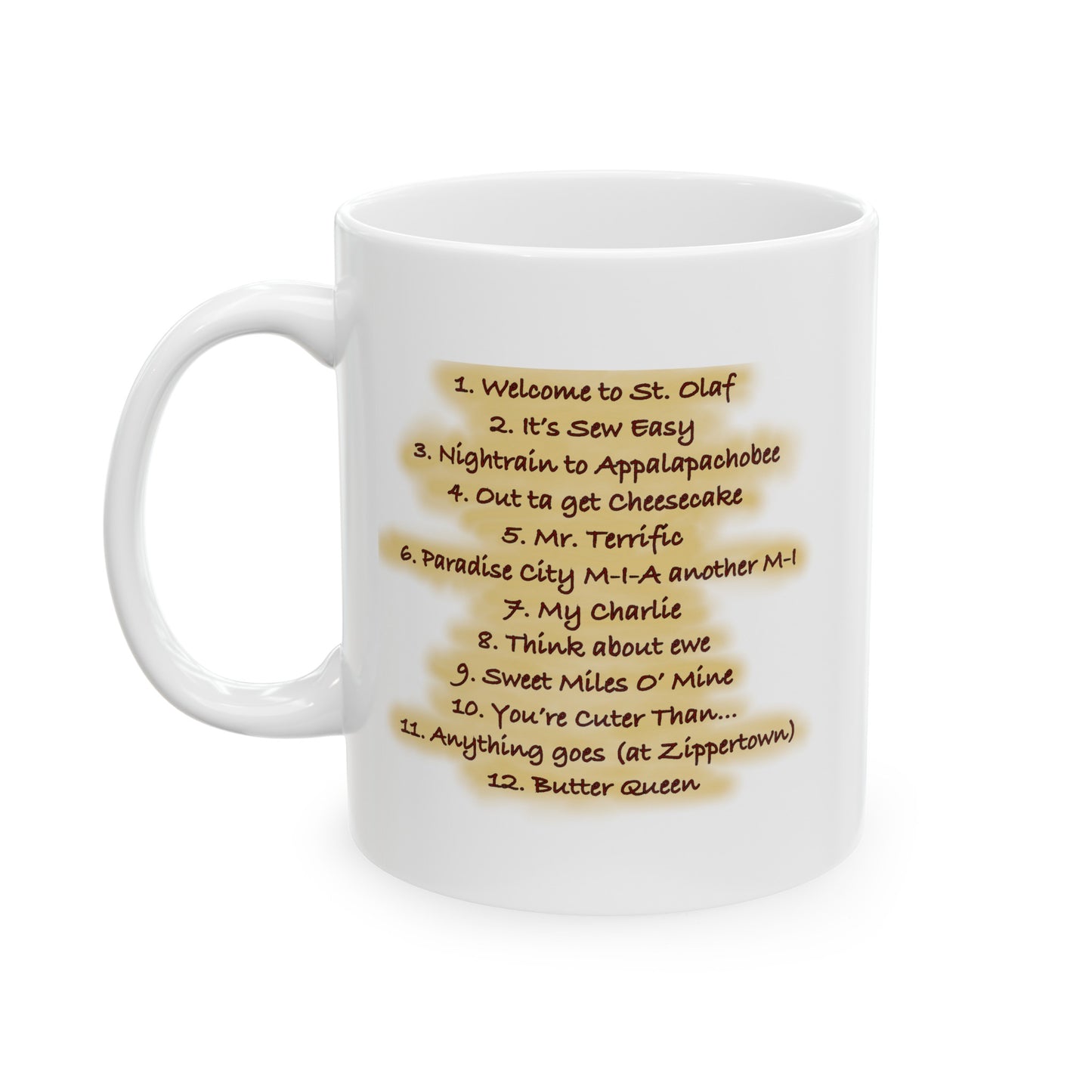 Ceramic Mug, (11oz, 15oz) - Appetite for Cheesecake