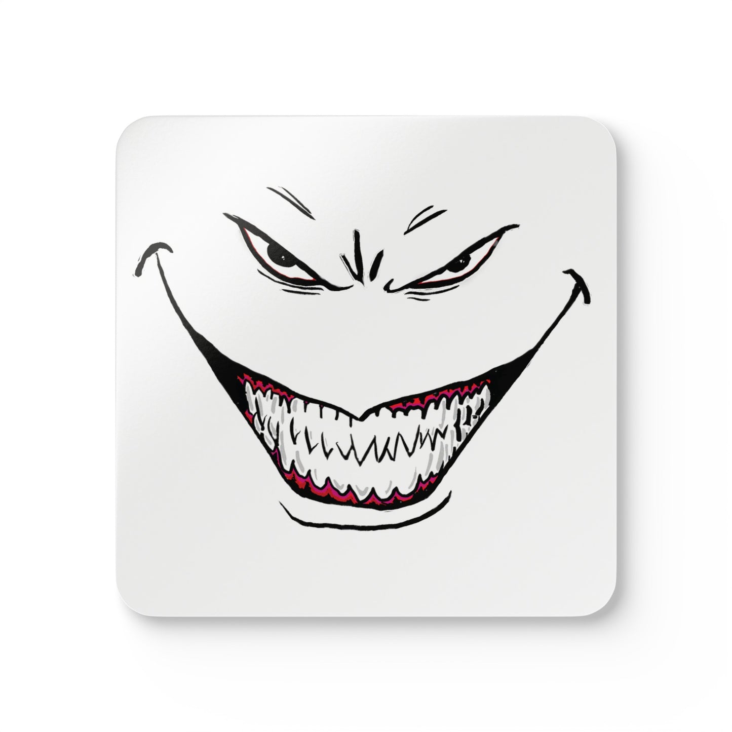 Corkwood Coaster Set - Evil Grin