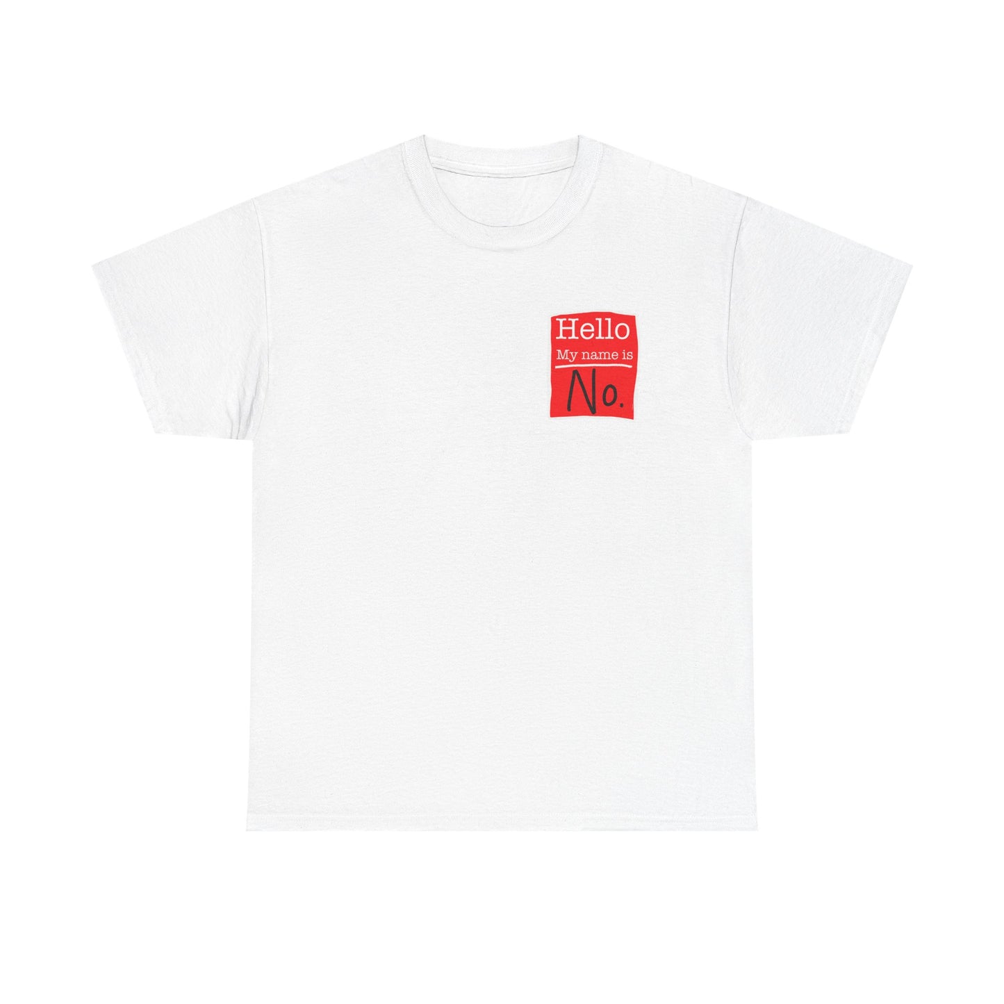 Name tag no Unisex Heavy Cotton Tee