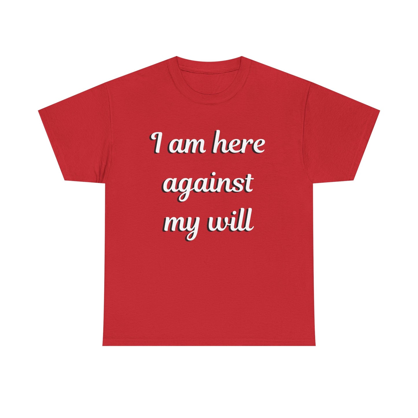 I am here Unisex Heavy Cotton Tee