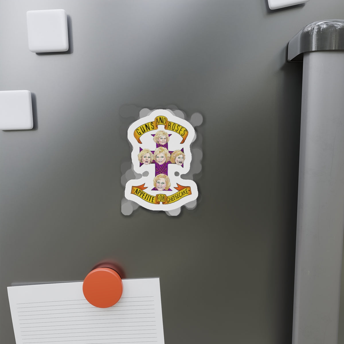 Golden Die-Cut Magnets