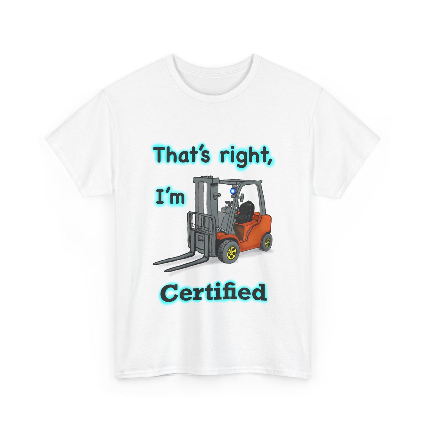 Unisex Heavy Cotton Tee - Forklift