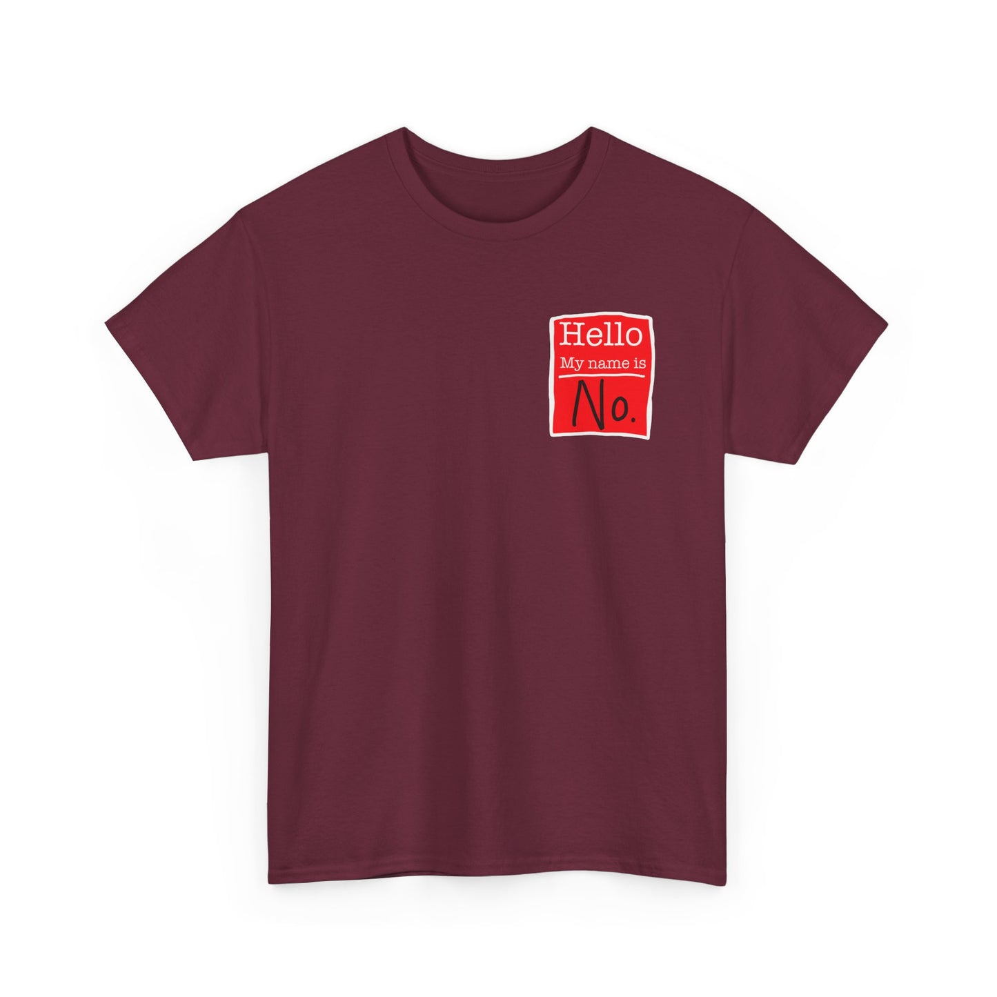 Name tag no Unisex Heavy Cotton Tee