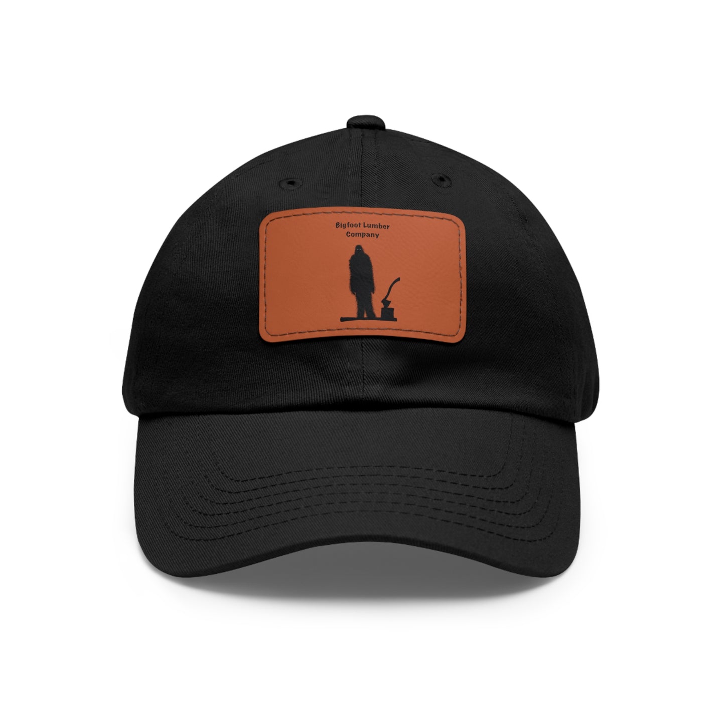 Hat with Leather Patch - Bigfoot Lumber Co