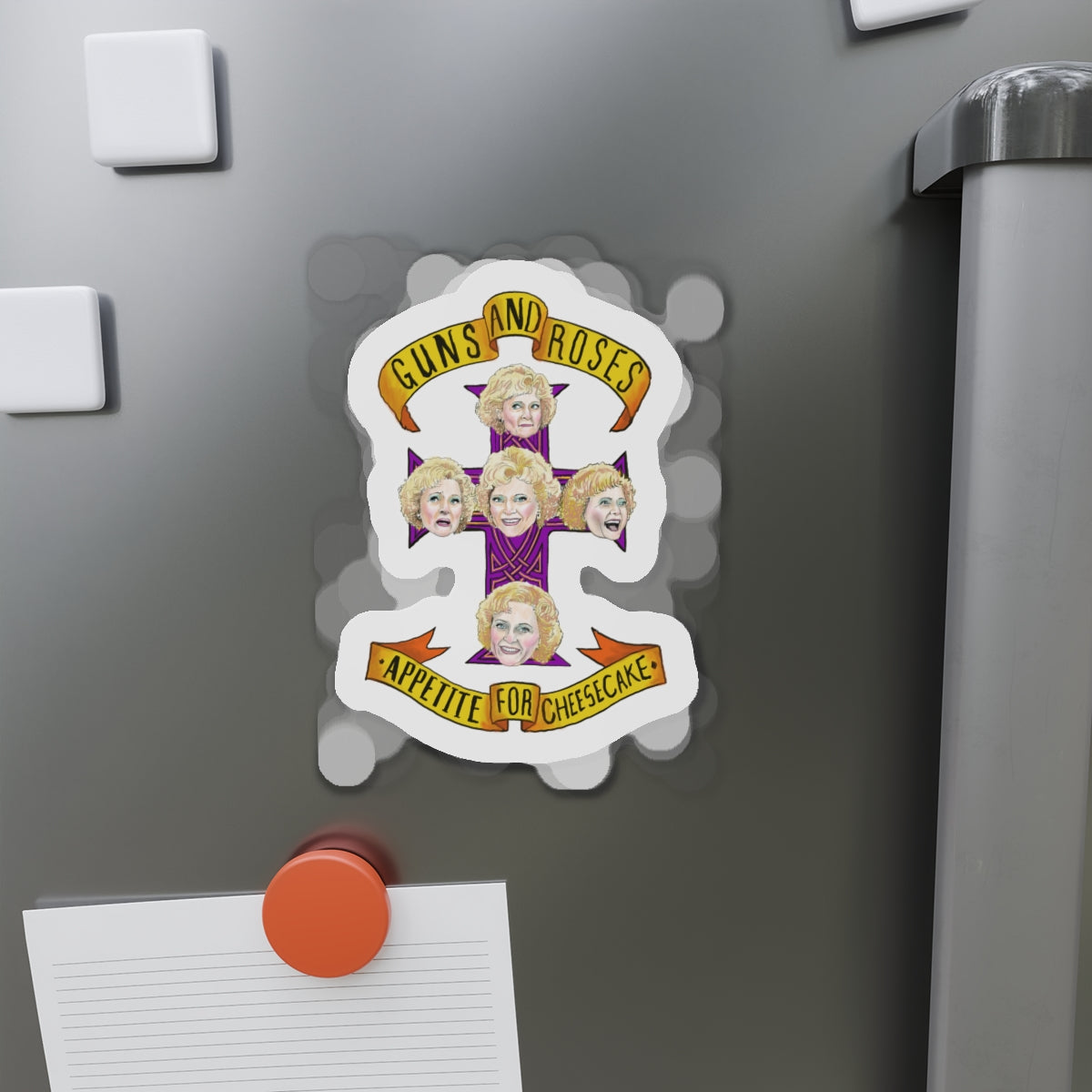 Golden Die-Cut Magnets